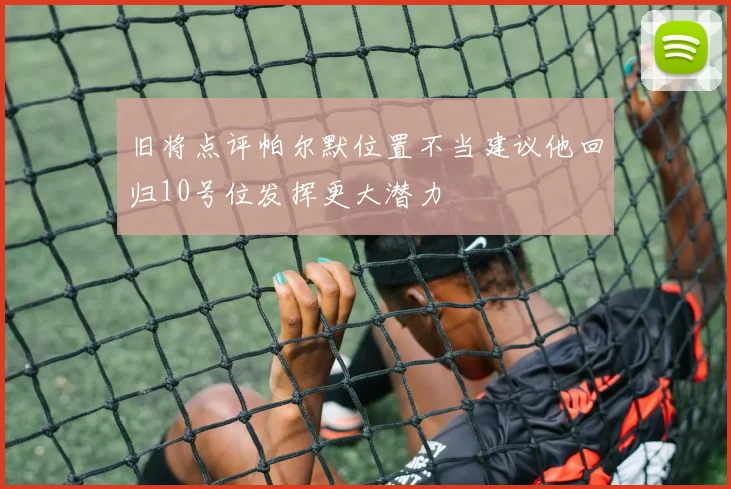 旧将点评帕尔默位置不当建议他回归10号位发挥更大潜力